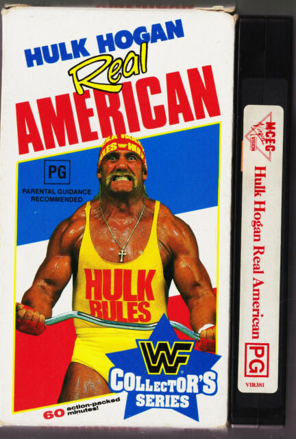 HULK HOGAN: REAL AMERICAN; WWF VHS Video Tape - Trash Cult