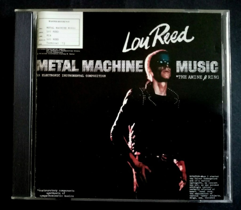 METAL MACHINE MUSIC Lou Reed; CD reissue (2000) Trash Cult